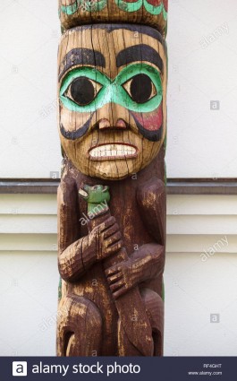 detail-of-a-traditional-northwest-coast-native-american-tlingit-indian-totem-pole-outside-the-alaska-state-governors-mansion-in-juneau-alaska-RF4GHT.jpg